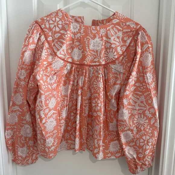 NWT Marea Georgia blouse Sorbet XS - Picture 3 of 3